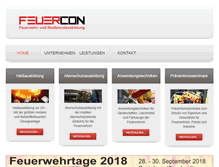 Tablet Screenshot of feuercon.de